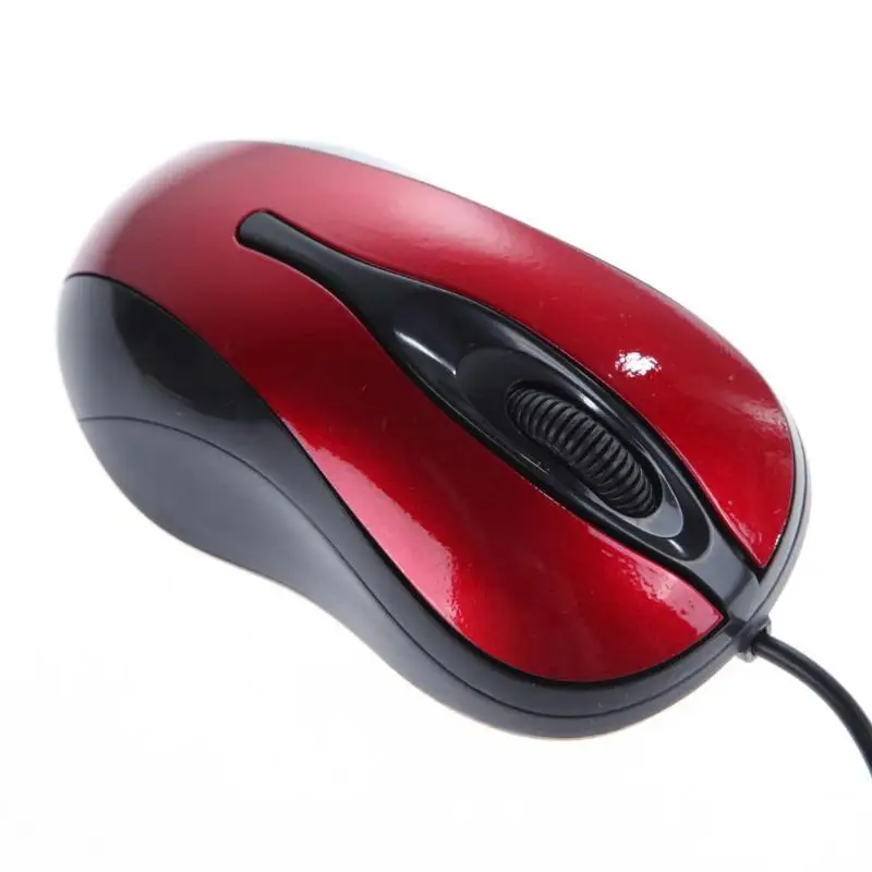 Мини проводной кабель USB настраиваемое оптическое колесо прокрутки мышь для