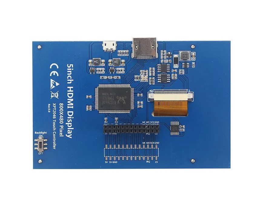 5-дюймовый сенсорный ЖК-экран Raspberry Pi 3 модуль дисплея HDMI TFT LCD 800*480 для детской