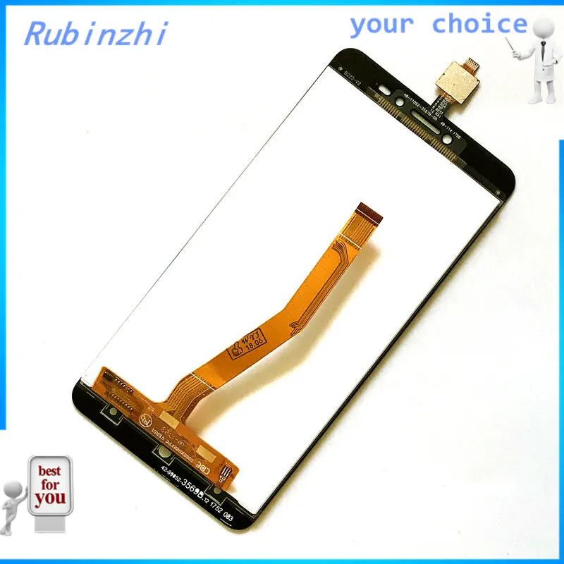RUBINZHI с лентой мобильный телефон ЖК-дисплей для BQ 5204 Strike Selfie BQ-5204 BQ5204 сенсорный