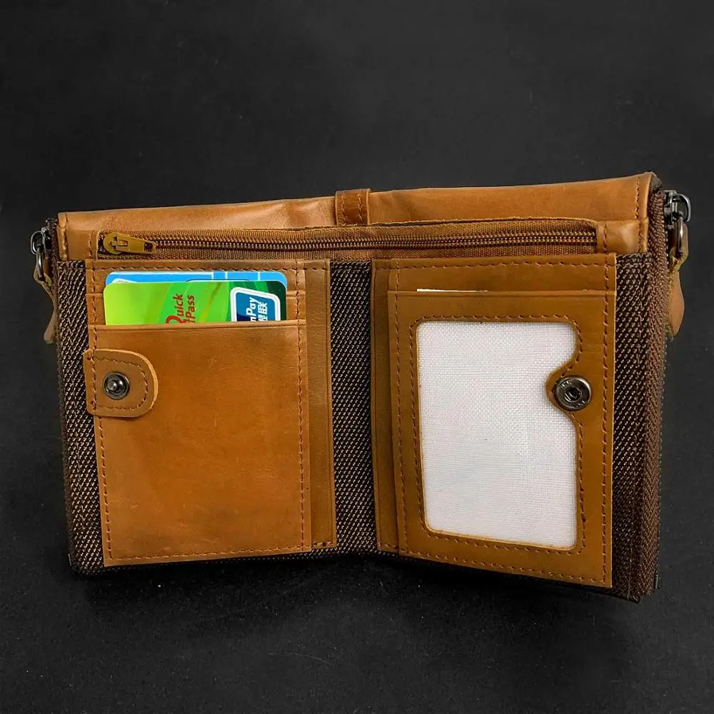 Мужской кошелек из мягкой натуральной кожи с rfid меткой отделением для монет и