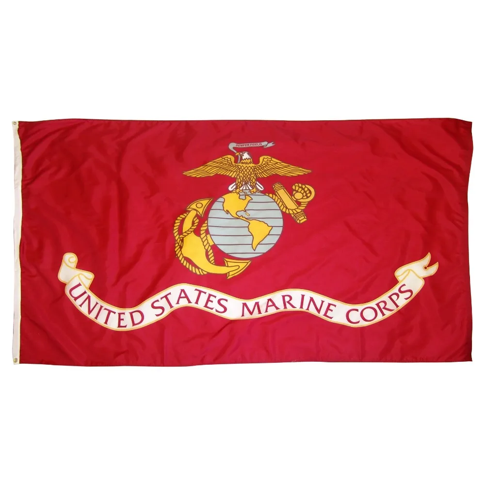 3 на 5 футов полиэстер США американская армия морская пехота флаг USMC|Флаги баннеры
