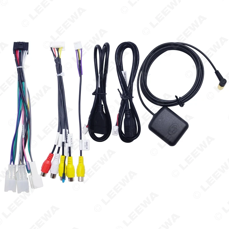 Автомобильный медиаплеер LEEWA 9 дюймов большой HD экран Android 6 0 четыре ядра GPS Navi