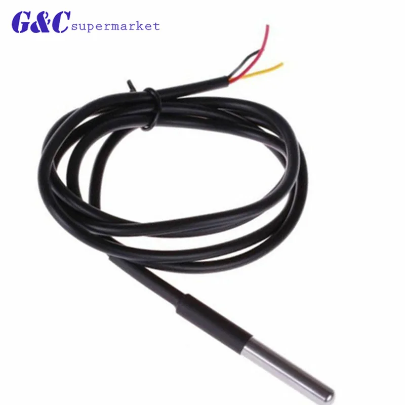 Водонепроницаемый датчик температуры DS1820 с посылка из нержавеющей стали DS18b20 18B20