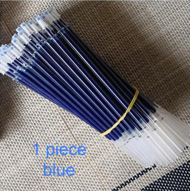 6600ES-4 blue ms Гелевые, Дели ручки 12 шт 0,5 мм офисные принадлежности канцелярские гелевые ручки для студентов пишущие черные красные синие высокое качество Заправка для гелевой ручки - Цвет: 6600ES-4 blue ms