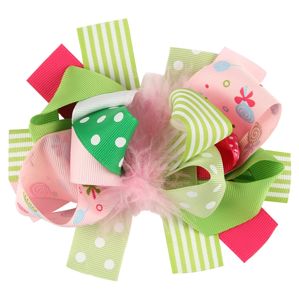JRFSD 2017 1pc Fashion Hair Clip Flower Metal Bow Headband Kids Accessories tj-4 | Grips