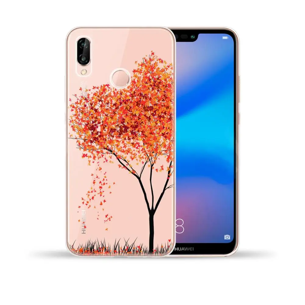 Мягкий чехол из ТПУ с изображением мороженого для Huawei P8 P9 P10 P20 P30 Lite Pro Y5 II Y6 Y3 Y7 Y9 2017