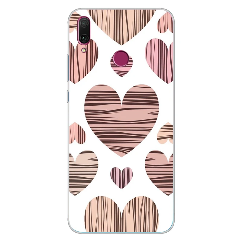 ciciber Phone Case for Huawei Honor 10 9 8 lite 7A 8C 8X Note V10 Y9 Y7 Y6 Y5 Y3 Pro Prime 2017 2018 2019 Pineapple Love Feather |