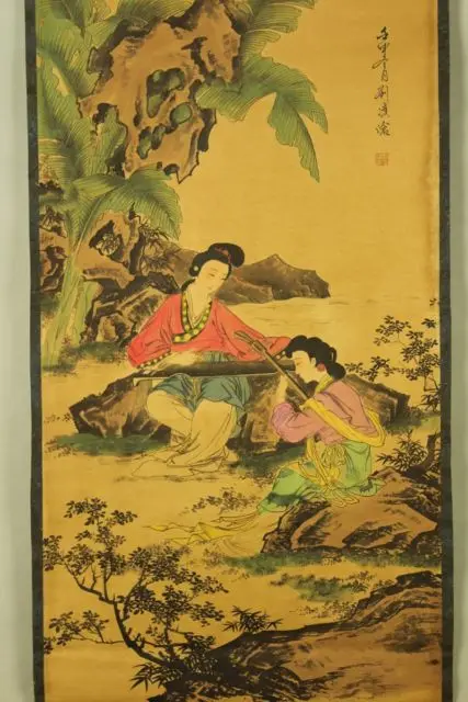 Китайская античная коллекция бутик каллиграфия и рисование фортепиано канавка