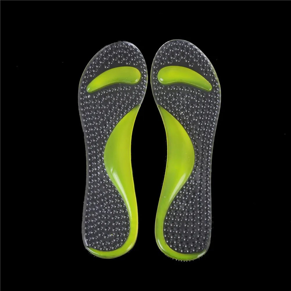 1 Pair Women Comfortable Silicone Gel Pads Shoes Insole Transparent Pad Non-Slip Arch Heel Cushion Support | Обувь