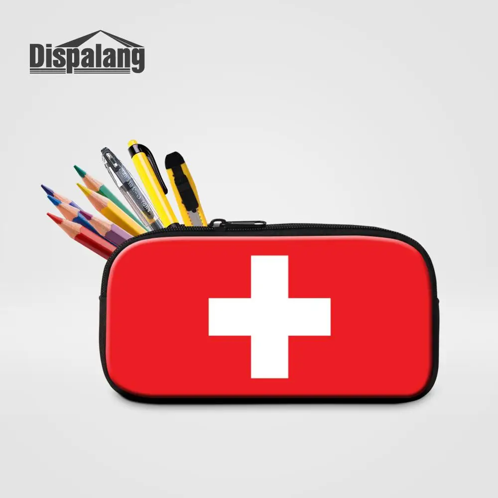 Pencil Case8 Dispalang женские многофункциональные косметички 3D Национальный флаг канцелярские принадлежности Детская гелевая ручка сумка для девочек и мальчиков пеналы для студентов - Цвет: Pencil Case8