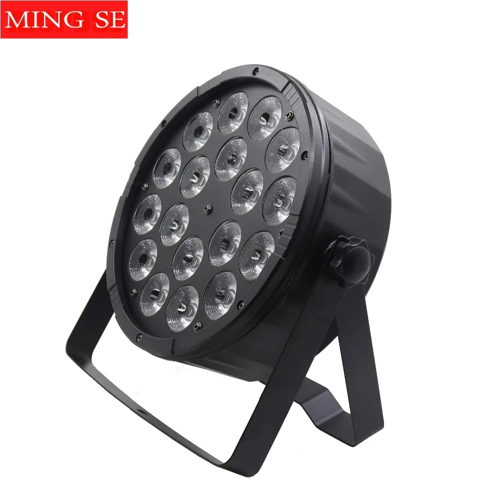 4 шт./лот 18x12 Вт RGBW 4в1 Led Par свет 18*12 Вт с DMX512 Дискотека огни профессиональное студийное диджейское оборудование свадебное освещение