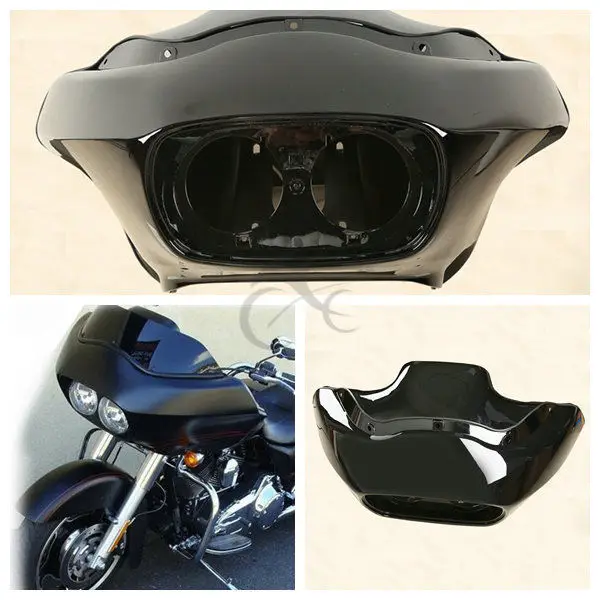 Неокрашенная внутренняя и внешняя фара для мотоцикла обтекатель Harley FLTR Road Glide 1998