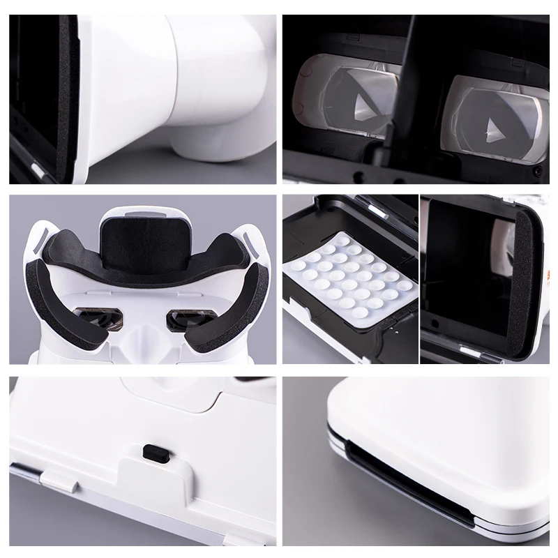 Le видения VR коробка мини Очки виртуальной реальности очки 3D Google cardboard 2.0 Bobo