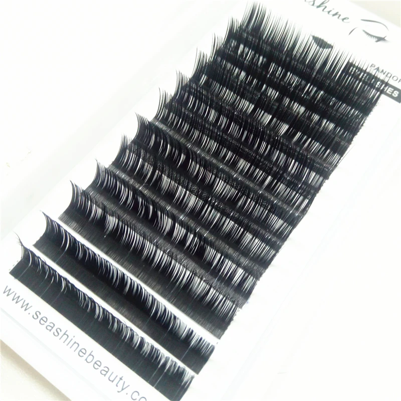 Натуральные накладные ресницы для наращивания 9 14 мм|fake lashes|l curlnatural eyelash extension |