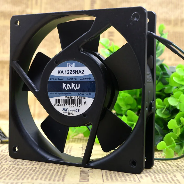 KA1225HA2 AC220V 0.10A 12025 Тайвань для карты KAKU твердый тепловой вентилятор охлаждающий