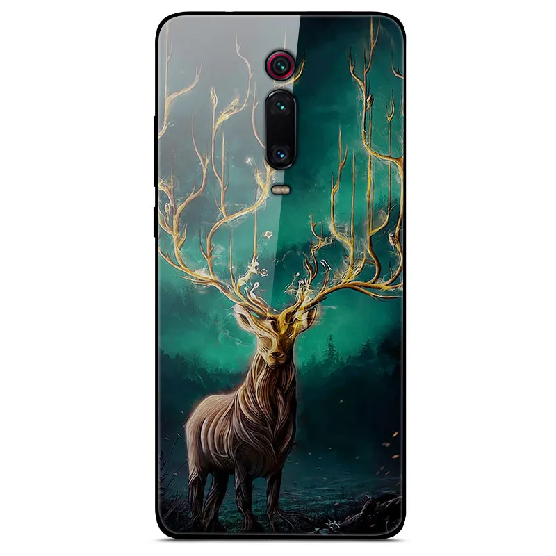 6,3" для Xiaomi mi 9T Pro Чехол mi 9T Pro роскошный стеклянный чехол-накладка для Xiaomi mi 9T Pro Чехол mi 9TPro TPU рамка красный mi K20 чехол - Color: as photo 17