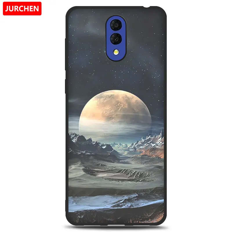 9 JURCHEN Case For Alcatel 3L Case Soft Tpu Silicone Back Cover For Alcatel 3L 3 L Case Cover Funda Printing Bag Cartoon - Цвет: 9