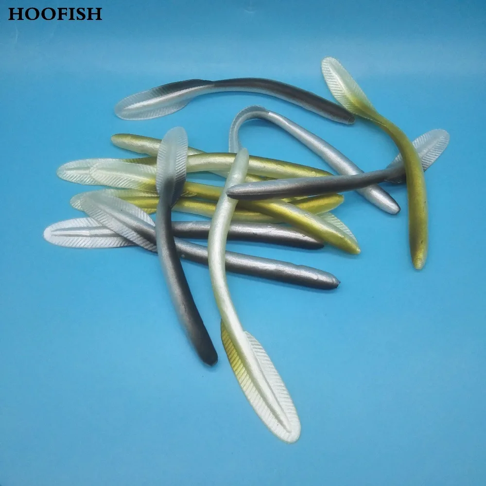 HOOFISH 6 шт./лот Bionic угрь Мягкая приманка 9 5 г/16 см искусственная мягкие приманки