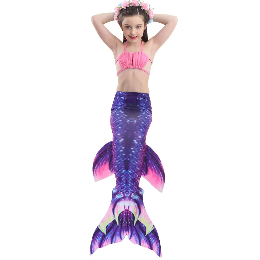 Женский/детский купальник с хвостом русалки и моноластом|mermaid tail|swimmable mermaid tailsdress