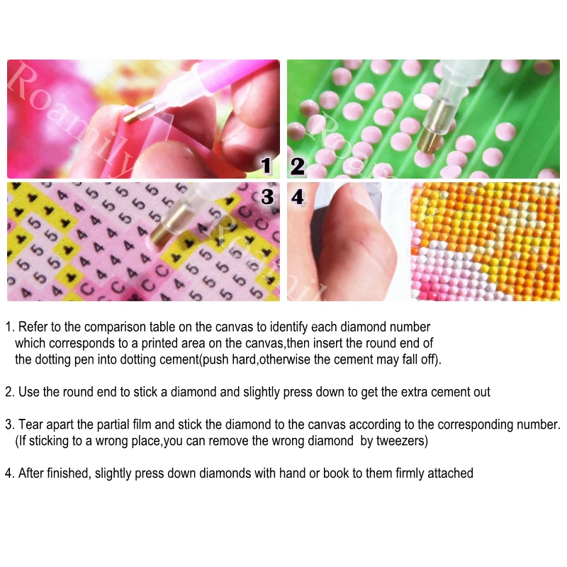 ROAMILY 5D алмазная картина слон “Семья слонов” вышивка полная квадратная/круглая