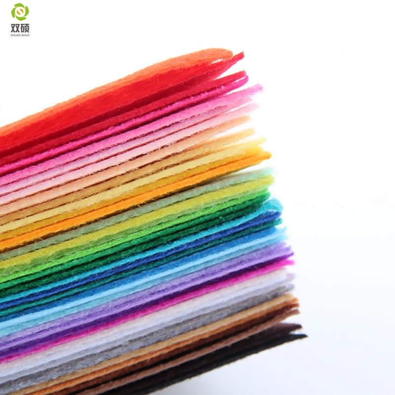 40 шт./компл. полиэфирная Нетканая войлочная ткань толщина 1 мм материал для шитья