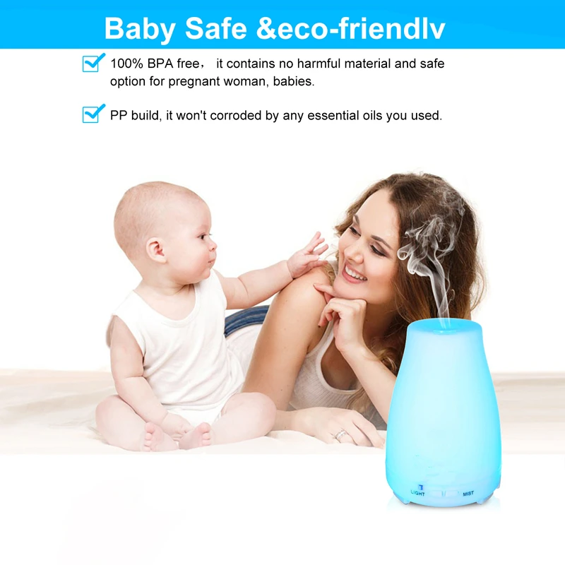 Diffuserlove 220 мл 2 шт увлажнитель воздуха ультразвуковой диффузор эфирного масла со
