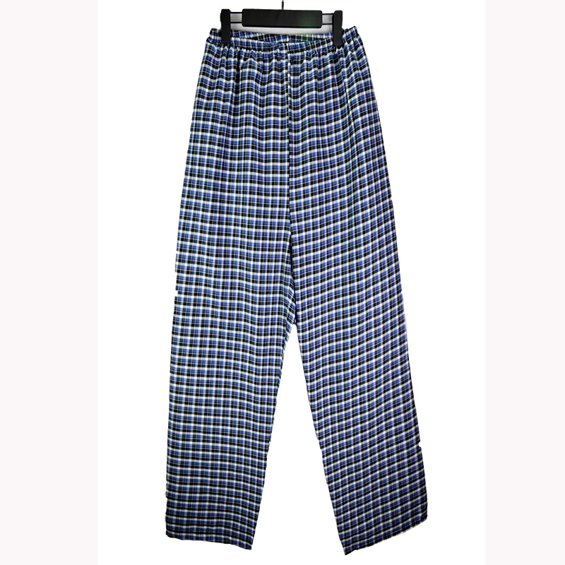 Весна/осень высокой плотности Ткань Хлопок Человек свободные пижамы брюки для