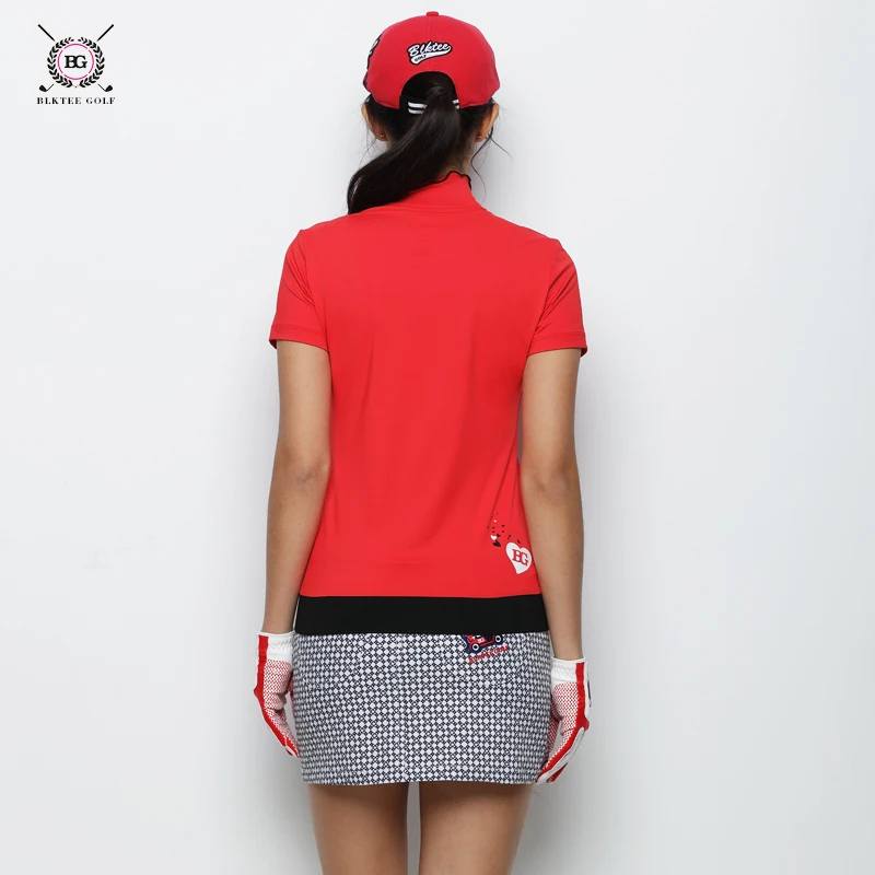 2018 горячая Распродажа BG Golf Женская футболка с короткими рукавами женская летняя