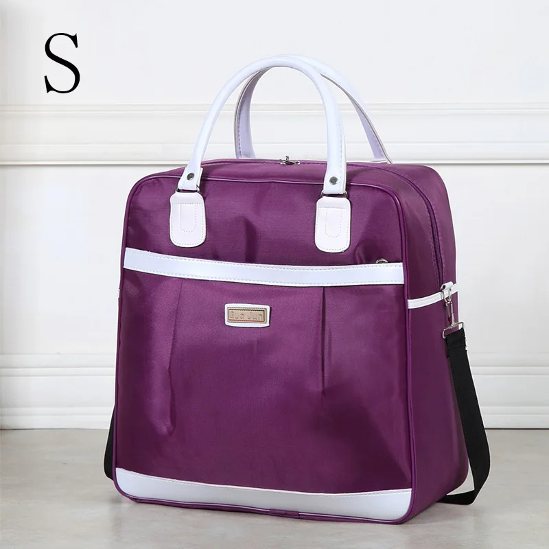 S Purple Travel bag Новые женские дорожные сумки, портативные сумки для путешествий большой емкости, женские сумки для путешествий, большие сумки для выходных - Цвет: S Purple Travel bag