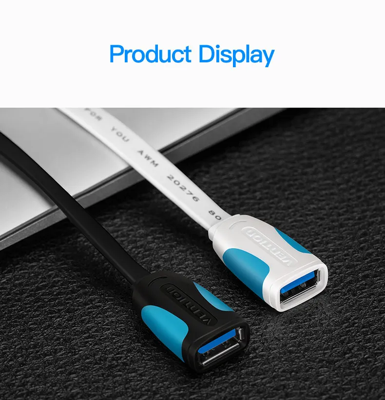 Vention USB 3,0 Удлинительный кабель Super speed Male To Female USB удлинитель 1 м 2 м 3 м USB с синхронной передачей данных удлинитель Кабель