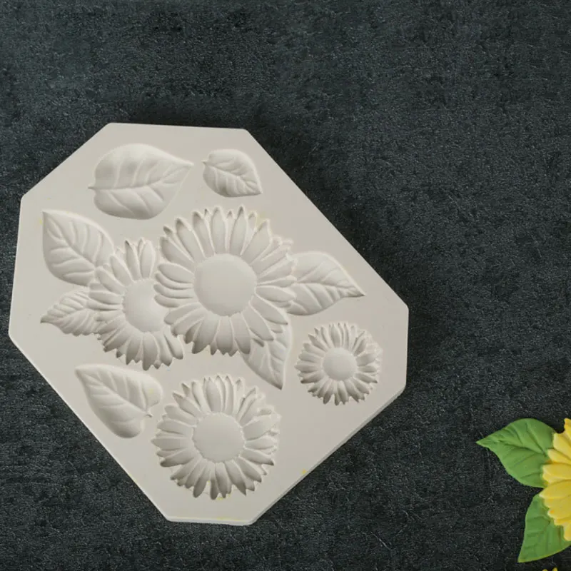 Силиконовая форма с хризантемой для помадки инструменты украшения торта формы