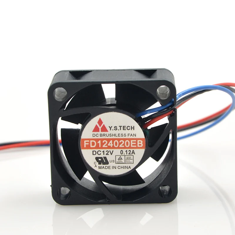 Оригинальный FD124020EB 4020 4CM DC 12V 0 12 A супер прочный двойной шариковый охлаждающий