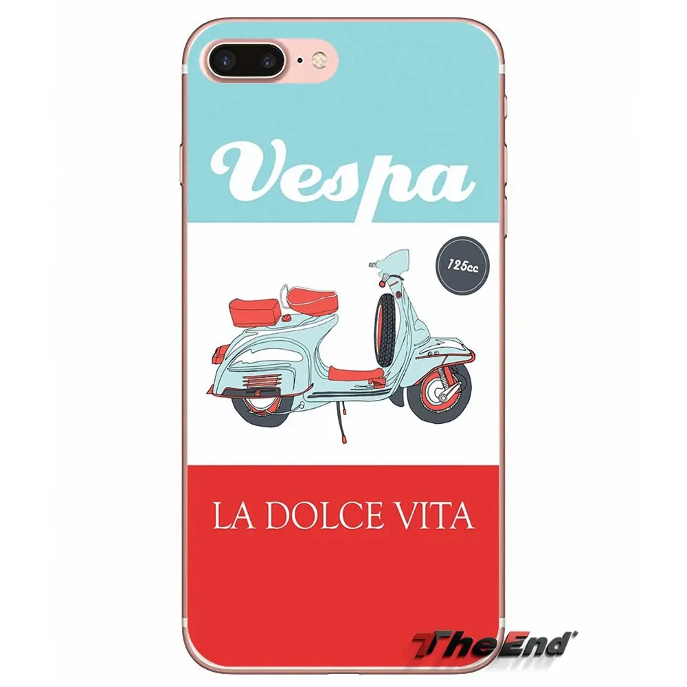 Мягкие прозрачные чехлы для Huawei P Smart Y6 Ascend P8 P9 P10 Plus Nova P20 Lite Pro Mini 2017 Vespa скутер |