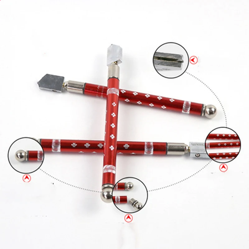 Профессиональный резак для стекла ручной плитки металлическая Нескользящая