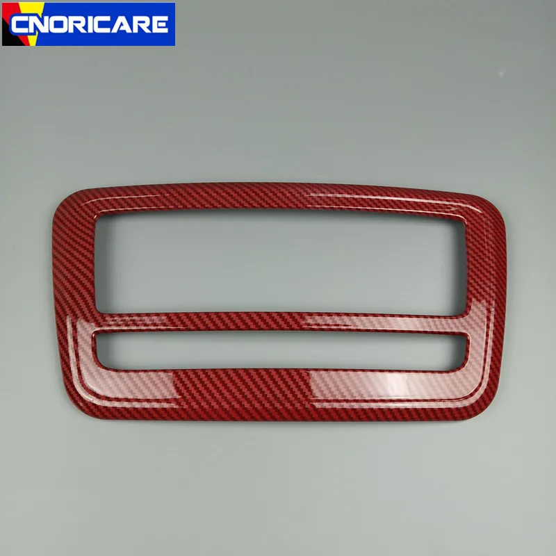 Car Carbon Fiber Color Center Console CD Frame Decoration Cover Trim For Mercedes Benz A Class W176 GLA X156 CLA C117 2013-18