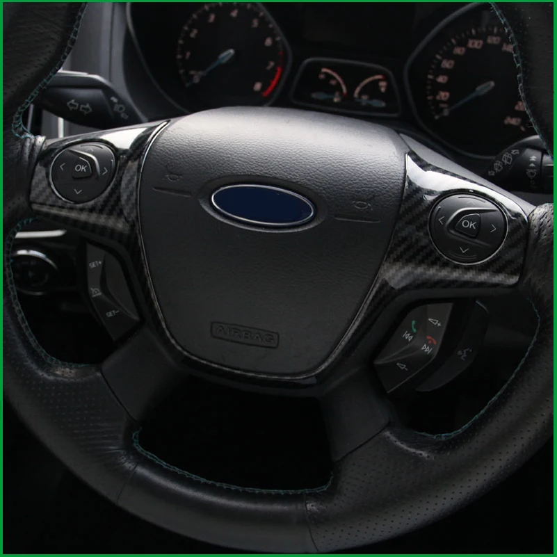 Защитный чехол на руль для Ford eshiper Kuga накладка Focus MK3 2012 2013