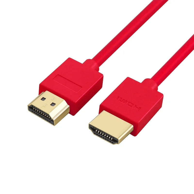 Красный Высокоскоростной HDMI кабель Lungfish поддерживает Ultra HD, 3D, 1080 p, Ethernet и возврат звука 1 М 1,5 м 2 м 3 м 5 м 7,5 м 10 м - Цвет: Красный
