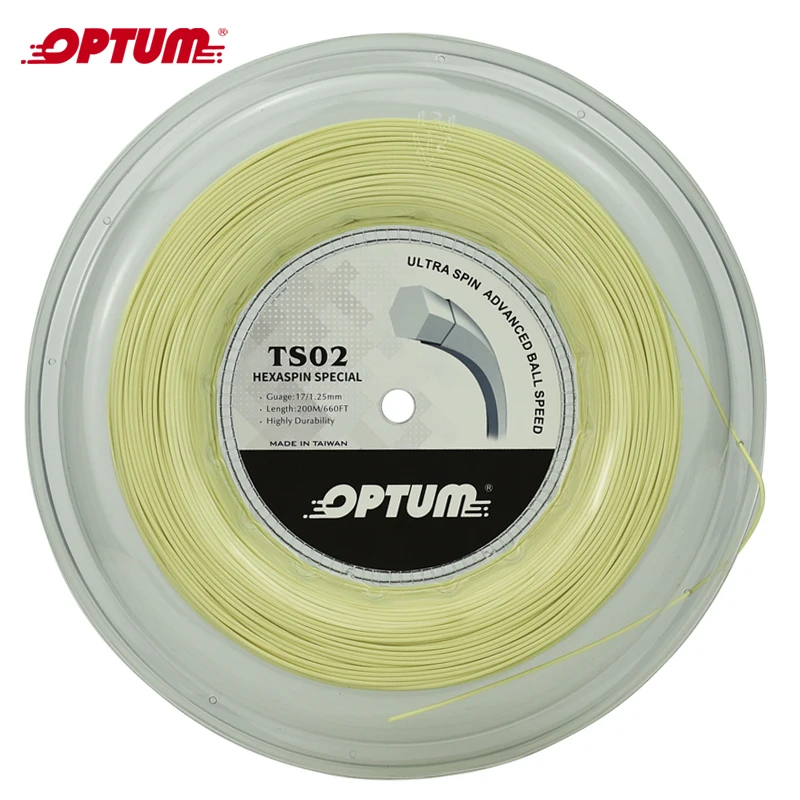 Особая Шестигранная теннисная нить OPTUM HEXRASPIN 1 25 мм полиэфирная ракетка с верхним