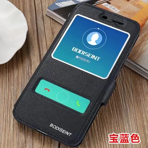 Флип Чехол Для huawei Y5 Y 5 МР Y5ll CUN-L21 CUN-U29 CUN-L01 чехол с окошком для экрана чехол КРЫШКА ДЛЯ huawei Y5 2 Y 5 2 CUN L21 U29 L01 чехол s - Цвет: Синий