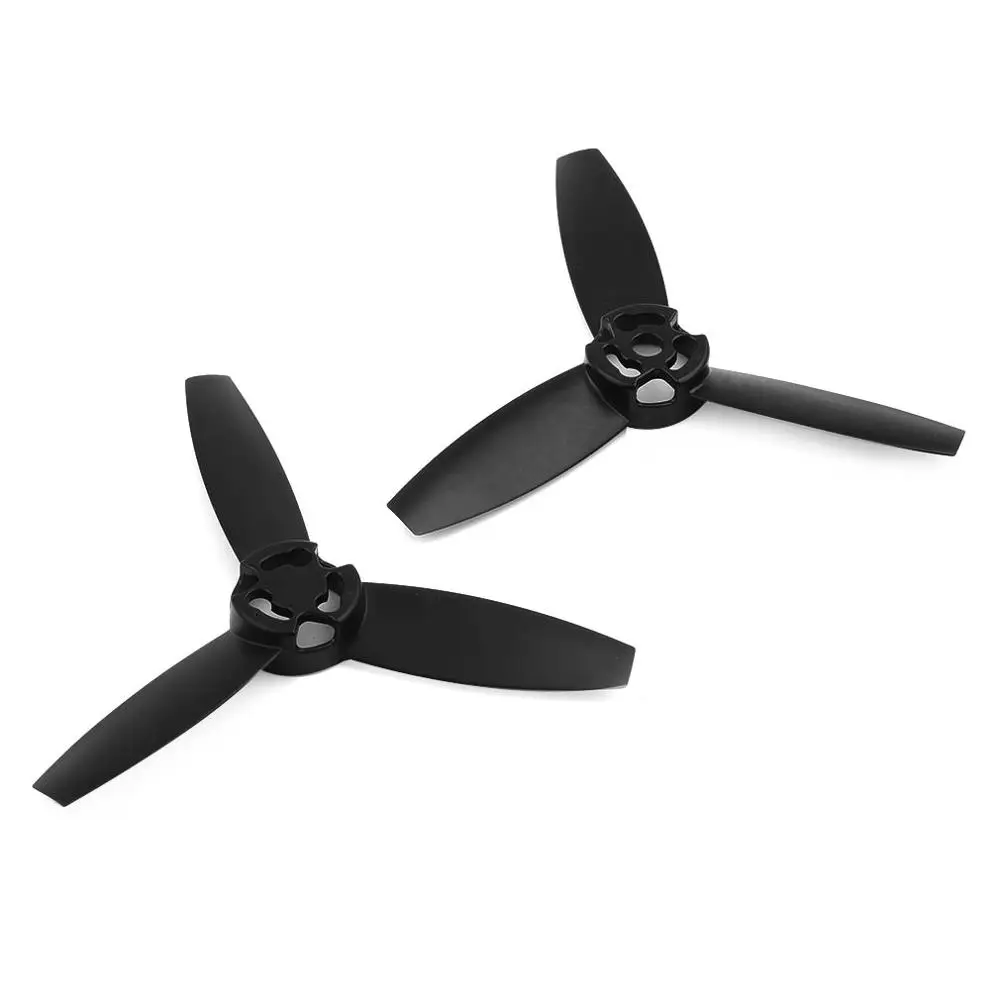 4PCS Black 4 шт. пропеллеры основные Лопасти роторов реквизит красный красочный Клевер весло для попугая Bebop Дрон 3,0 - Цвет: 4PCS Black