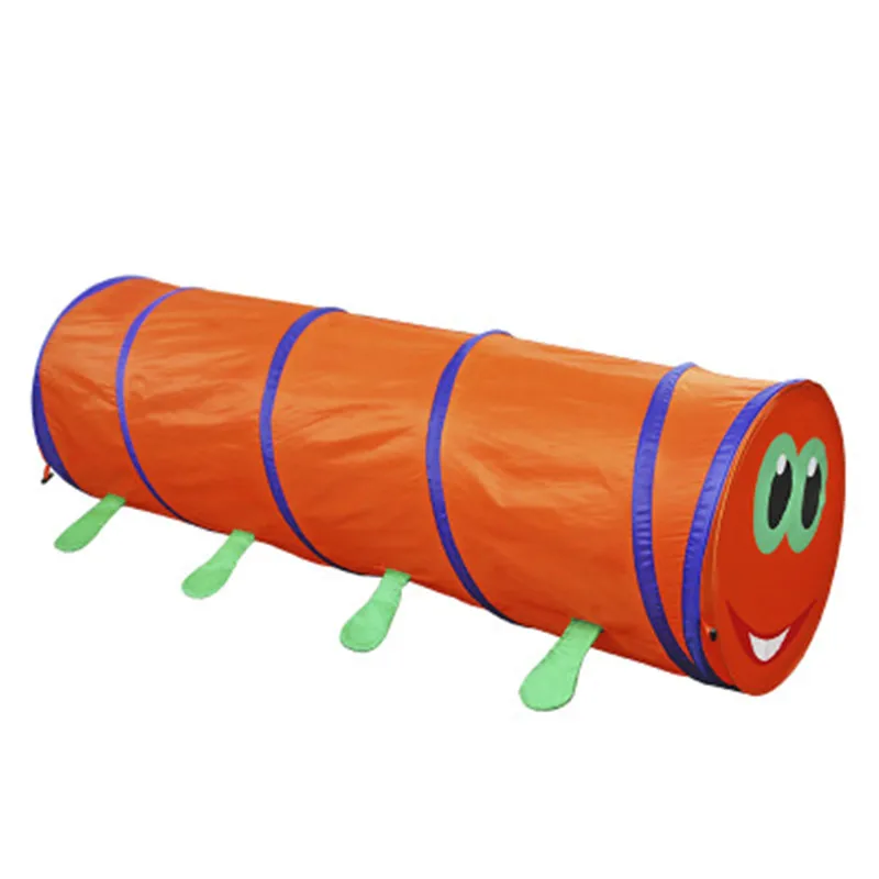 Children fun caterpillar channel tunnel tent kids outdoor game crawling | Игрушки и хобби