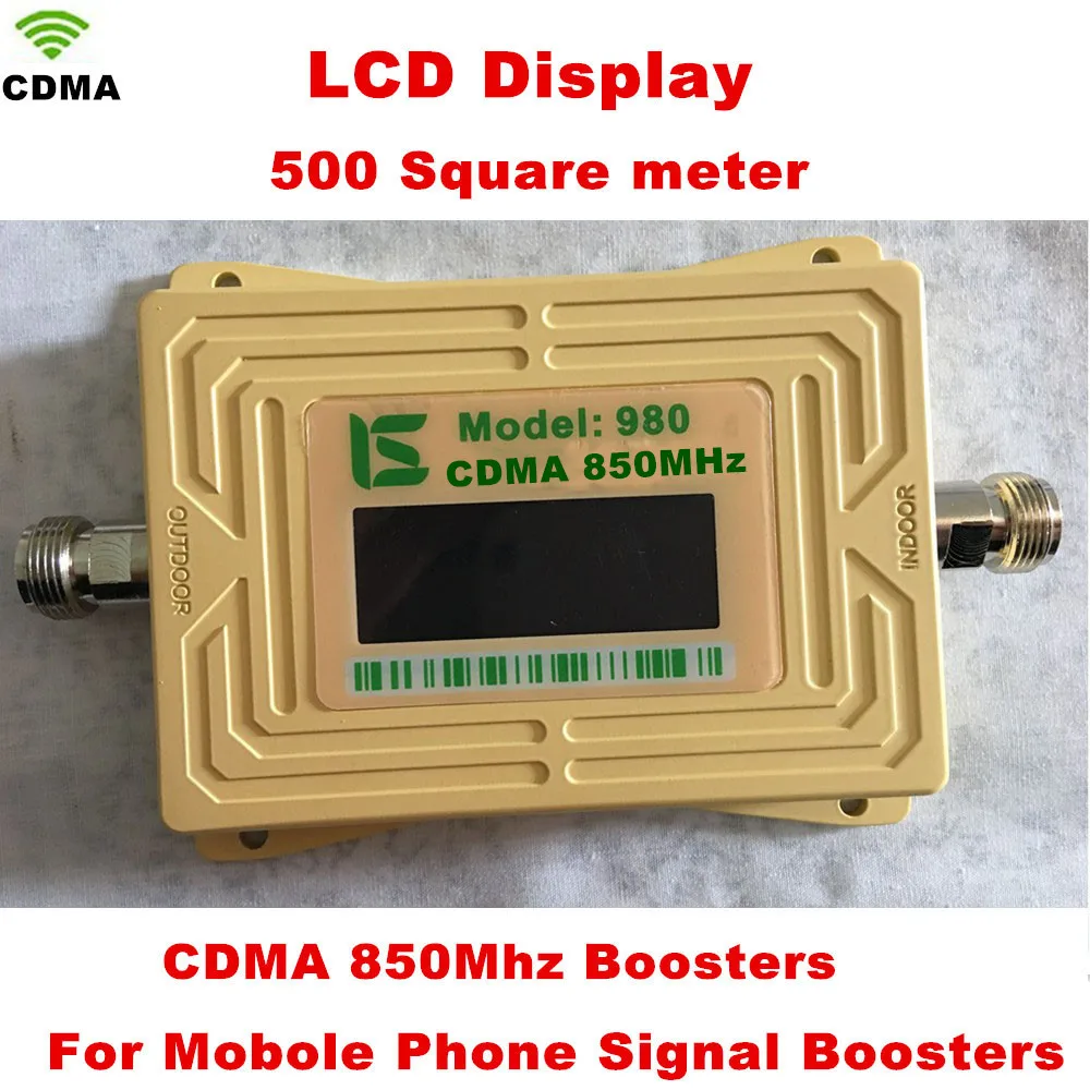 Ретранслятор 850 ЖК экран GSM/CDMA 850/800 МГц Усилитель сотового телефона мобильный