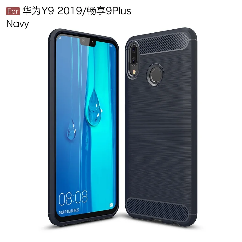 Чехлы для мобильных телефонов Huawei Y9 2019/enjoy9 plus из углеродного волокна чехол Honor 8C