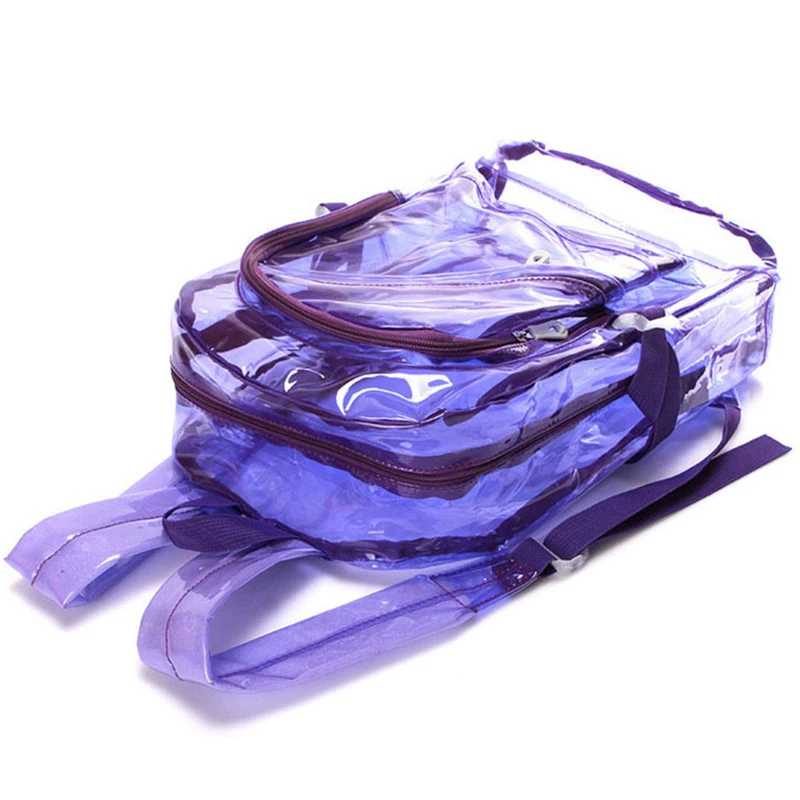 Женский прозрачный рюкзак на ремне Пляжная дорожная сумка с кристаллами для лета