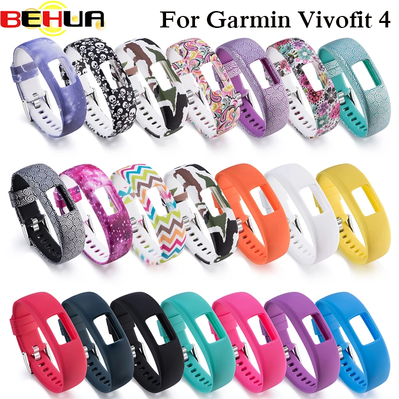 

Silicone Wrist band for Garmin Vivofit 4 Strap Activity Fitness Tracker Replacement Watchbands For Garmin Vivofit4 Wristband S L