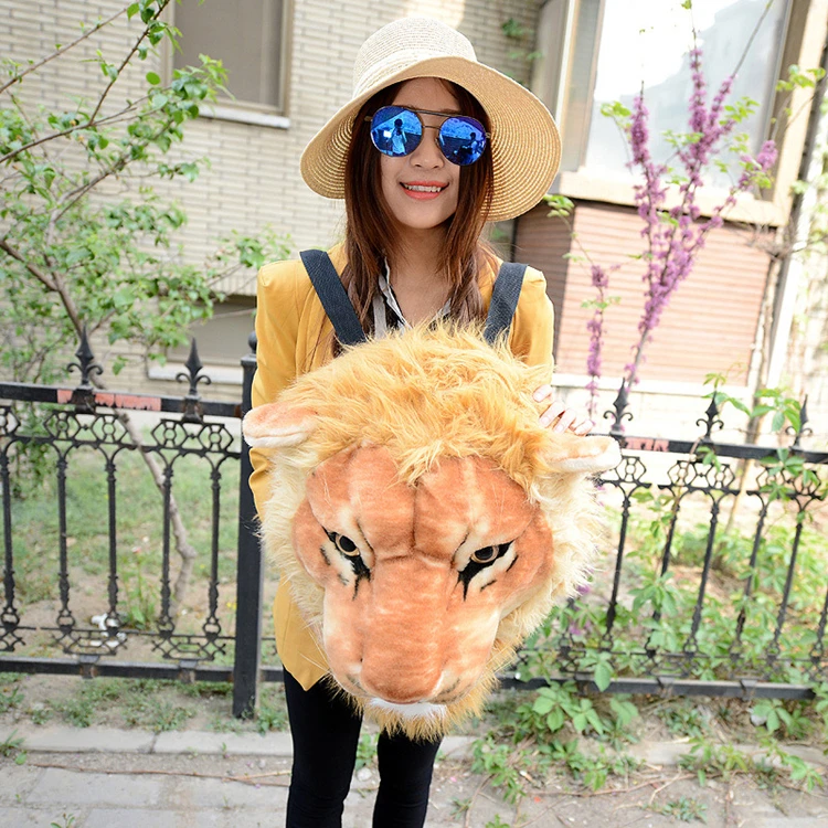 2018 корейский роскошный модный рюкзак с головой тигра детские школьные сумки для