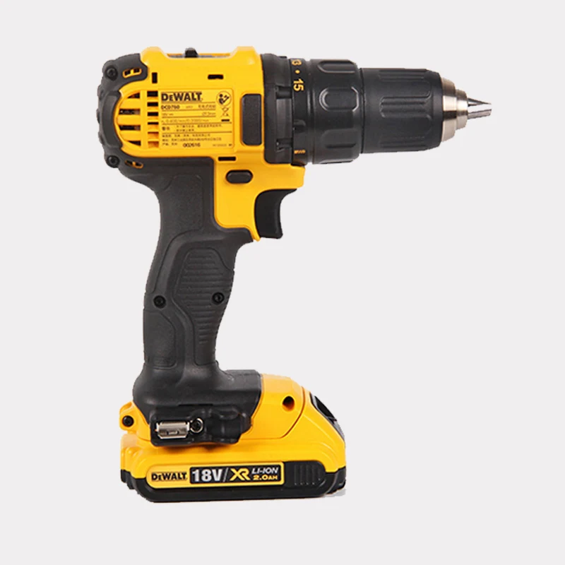 Электрическая дрель DEWALT DCD771 отвертка 18 в с перезаряжаемой