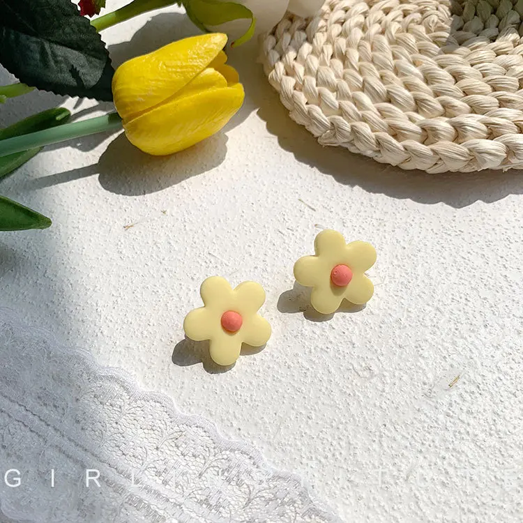 Doreen Box модные серьги-гвоздики с цветами цветной сплав милый цветочный стиль 2019