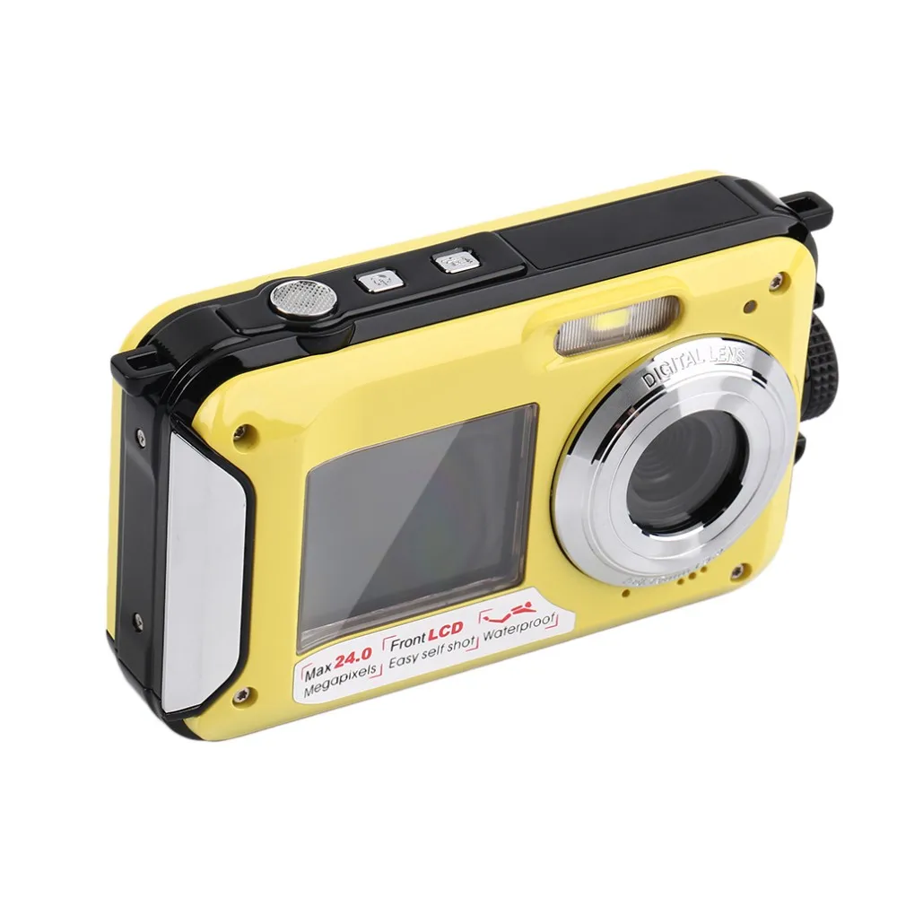2.7inch TFT Digital Camera Waterproof 24MP MAX 1080P Double Screen 16x Zoom Camcorder hot new | Электроника