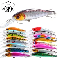 leosport 1pcs 10cm 9 4g artificial floating minnow lure tight shot fishing lures hard bait tackle 3d fish eyes hot sale
